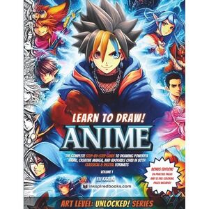 Learn to Draw Anime Volume 1 Eli Kazuki Art Level Unlocked Bonus Edition Manga